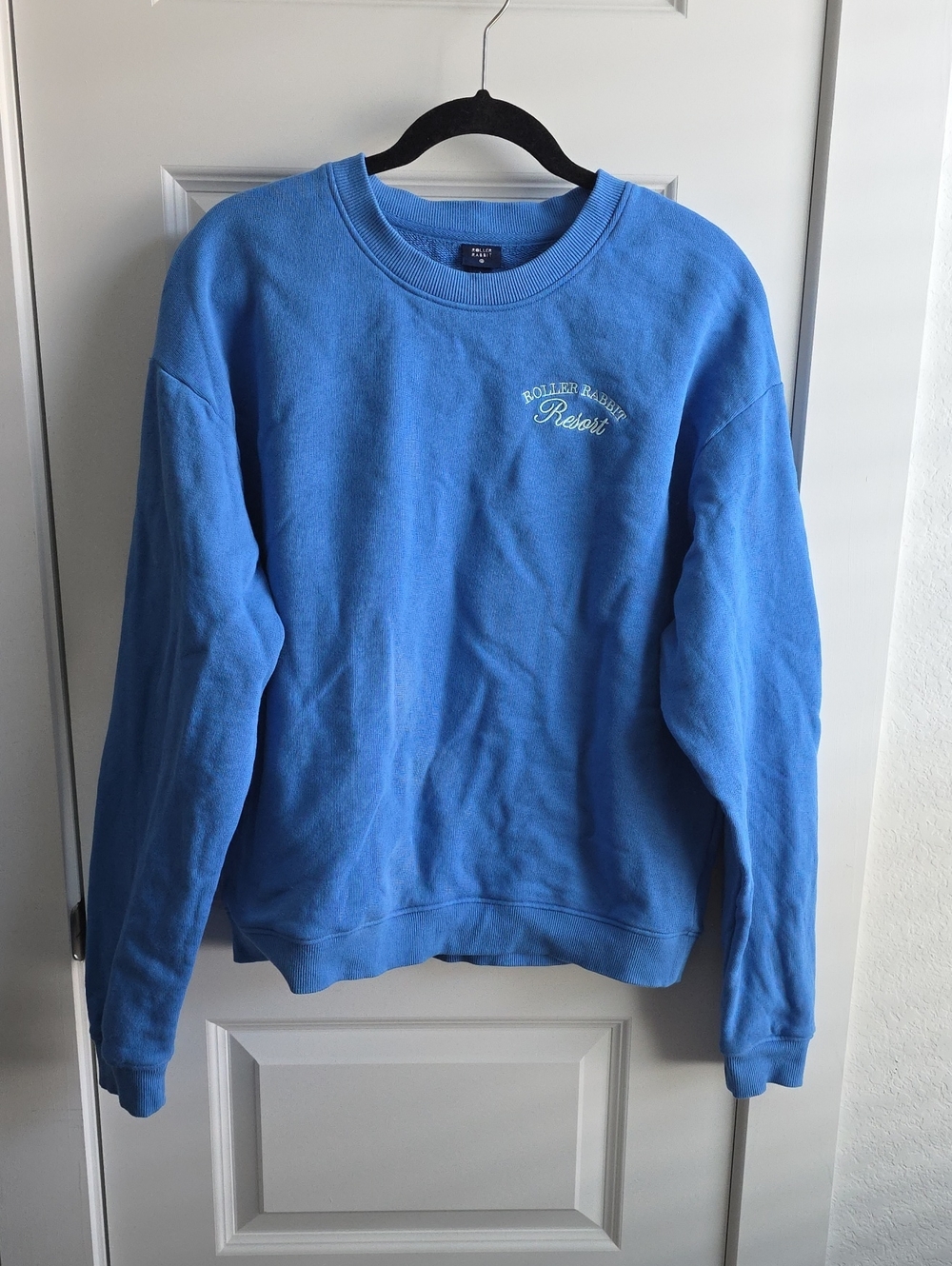 Roller Rabbit Blue Crewneck Sweatshirt Large G208